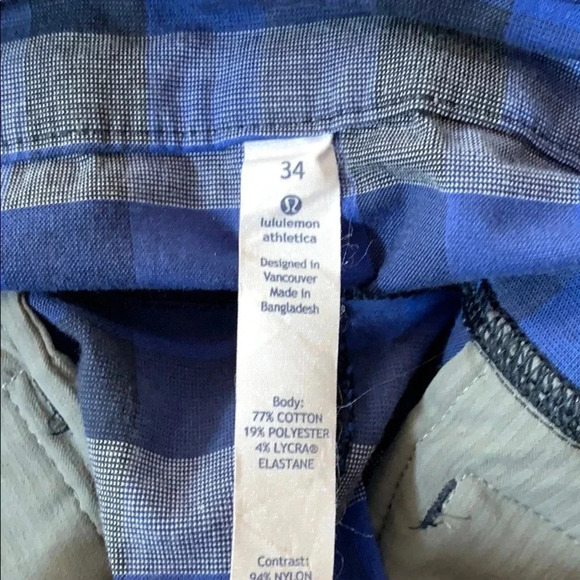 Lululemon plaid shorts - Picture 7 of 7